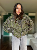 Bomber sartoriale bandana verde