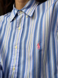 Camicia Gilbi Ralph Lauren righe azzurre e rosa