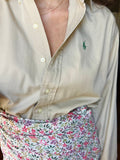 Combo pareo + camicia Ralph Lauren • fiorellini e beige