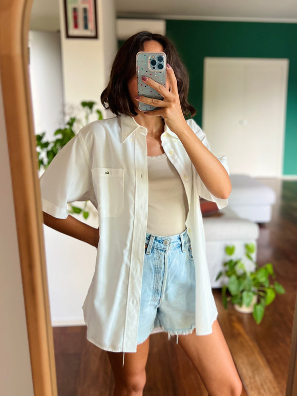 Camicia bianca Lacoste