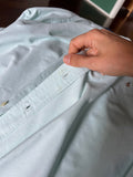 Camicia Ralph Lauren verde acqua chiaro
