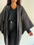 PRE ORDINE • Kimono nero e grigio