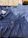 Pantaloncino righe blu