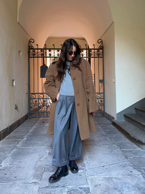 Cappotto cammello scuro