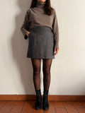 Gonna principe di Galles con tasche