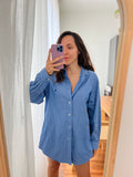 Combo pareo + camicia Ralph Lauren • azzurro scuro e azzurro chiaro