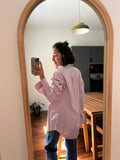 Camicia Ralph Lauren righe nere e rosa