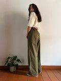 Primo Pantalone verde di cotone