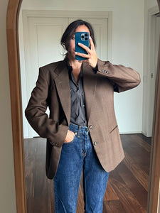Blazer maschile marrone