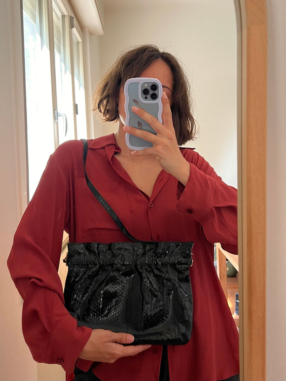 Borsa nera rettile