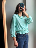 Camicia Gilbi Ralph Lauren verde acqua