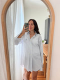 Combo pareo + camicia Ralph Lauren • bianco e blu 1
