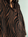 PRE ORDINE • Camicia ampia tigrata