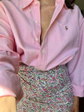 Combo pareo + camicia Ralph Lauren • fiorellini e rosa