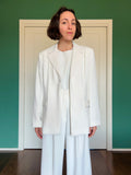 Blazer sartoriale bianco