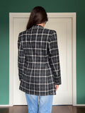 Blazer grigio a quadri