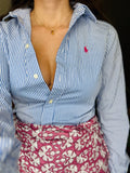 Combo pareo + camicia Ralph Lauren • azzurro e rosa