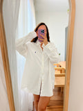Combo pareo + camicia Ralph Lauren • bianco e blu