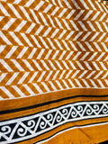 Pareo zigzag senape