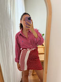 Combo pareo + camicia Ralph Lauren • rosso righe e pois