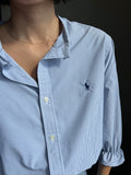 Camicia Gilbi Ralph Lauren righe azzurre