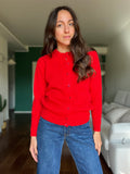 Cardigan rosso