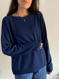 Maglione morbido blu