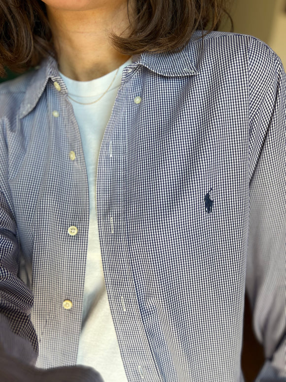 Camicia Ralph Lauren vichy blu