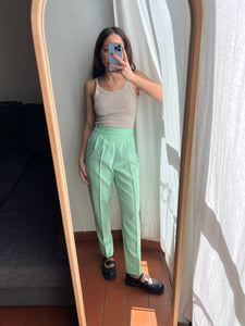 Pantalone verde acqua