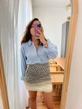 Combo pareo + camicia Ralph Lauren • azzurro fiorellini
