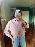 Camicia Gilbi Ralph Lauren vinaccia mélange