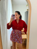 Combo pareo + camicia Ralph Lauren • rosso e viola