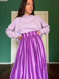 Set gonna + maglione • lilla e viola