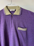 Maglione polo lilla