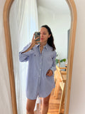 Combo pareo + camicia Ralph Lauren • fiori e quadretti lilla
