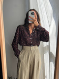 Camicia indiana modello maschile S/M nera