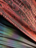 Abito lungo holographic