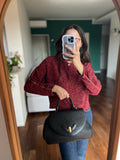 Borsa semirigida pelle martellata