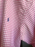 Camicia Ralph Lauren quadretti rosa scuro