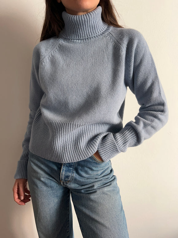 Dolcevita cachemire azzurro