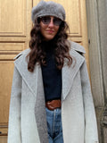 Cappotto sartoriale sfumato grigio