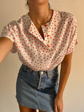 Camicia bianca pois rossi