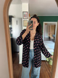 Kimono di seta a fiori