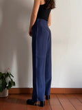 Completo pura seta blu