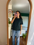 T-shirt luccicante blu