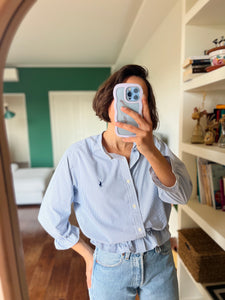 Camicia Gilbi Ralph Lauren righe azzurre