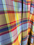 Scamiciato cotone tartan colorato