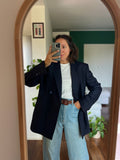 Blazer blu doppio petto