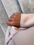 Cappotto sartoriale panna