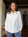 Camicia bianca ricamini